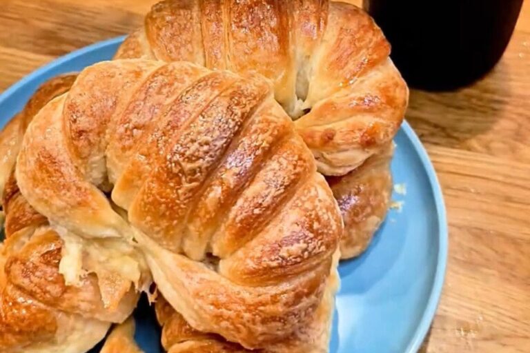 Croissant con Masa de Hojaldre