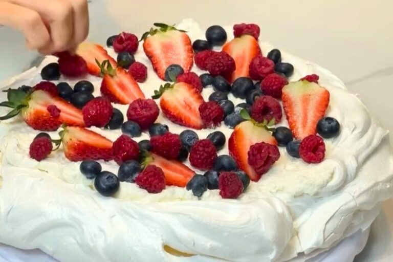 Receta Fácil de Pavlova