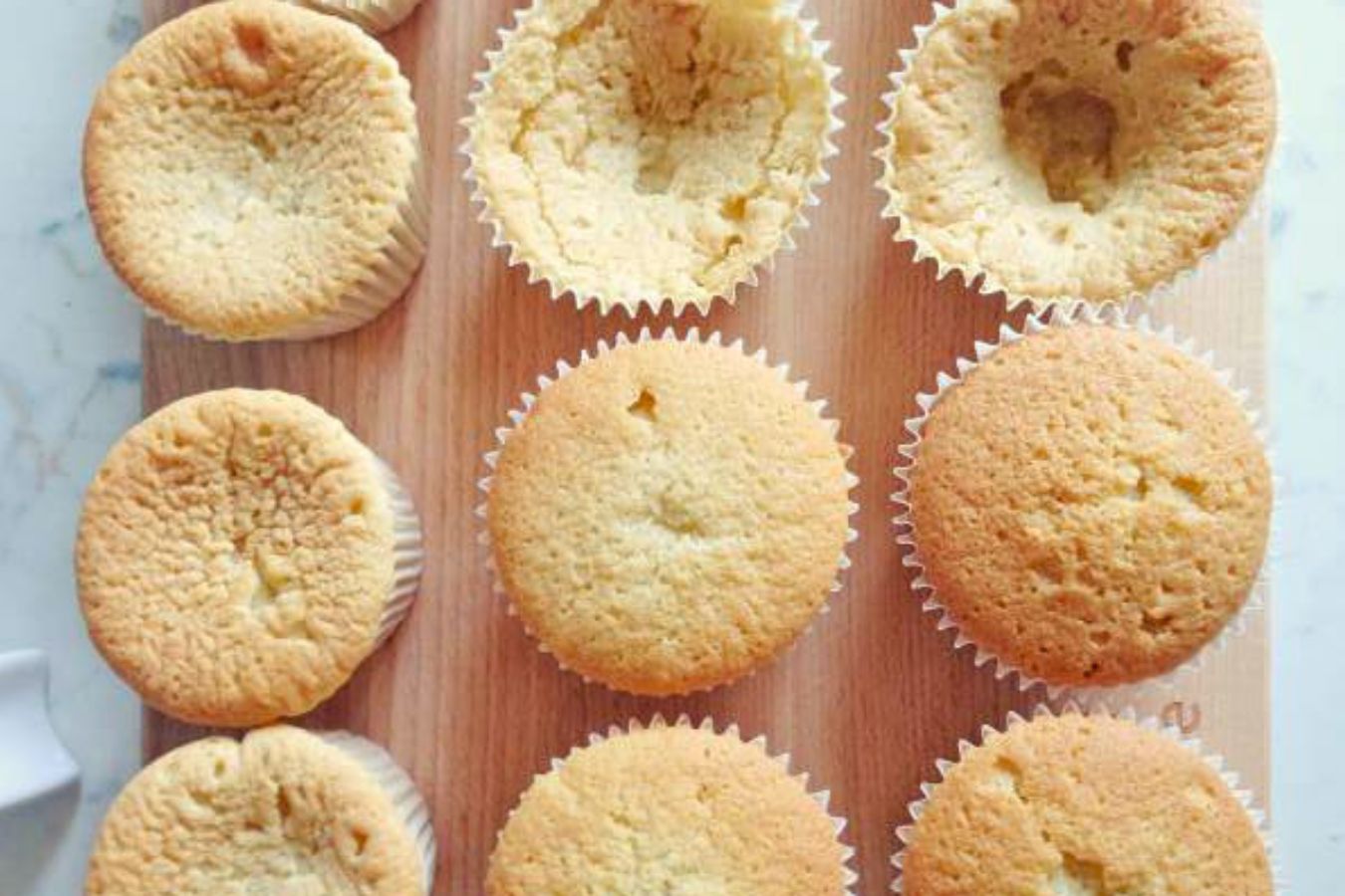 Causas Comunes de Cupcakes Hundidos y Cómo Evitarlas
