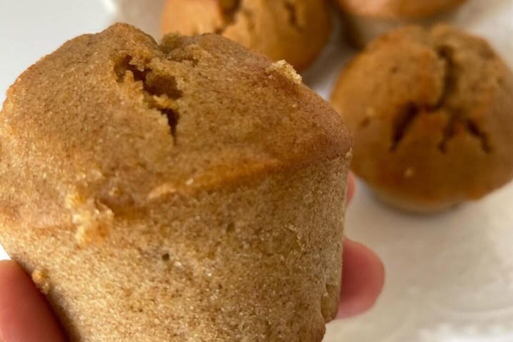 Muffins sin gluten de banana y avena