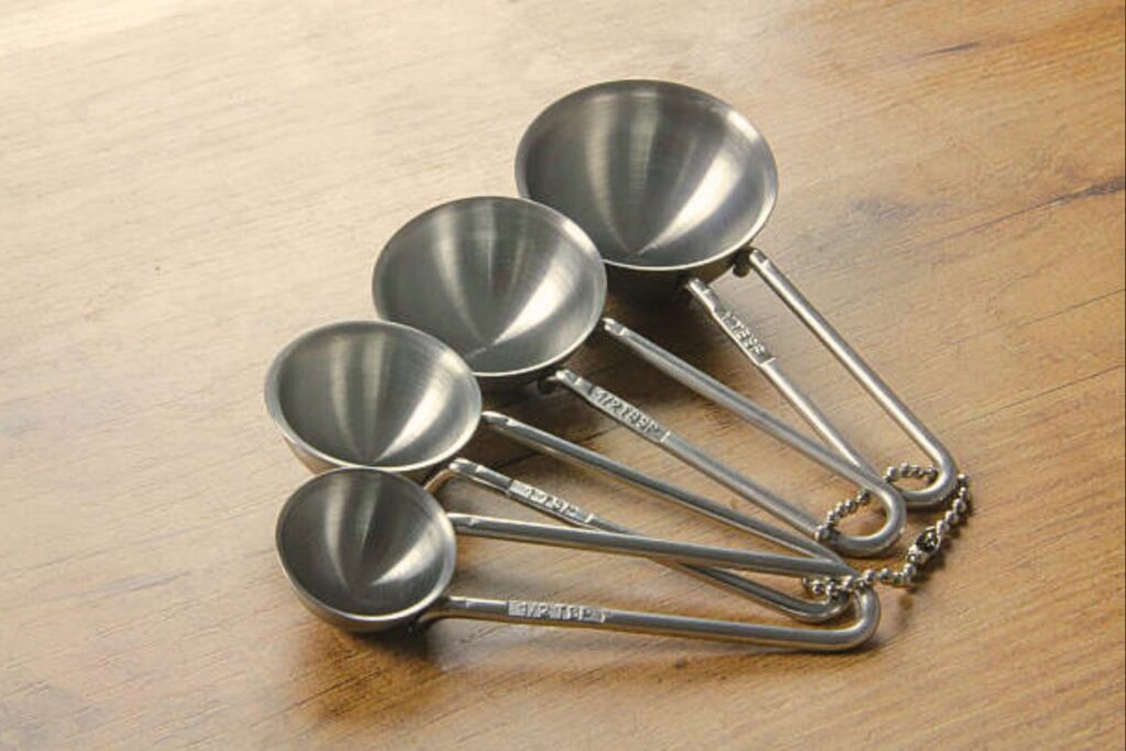 Utensilios para medir ingredientes correctamente